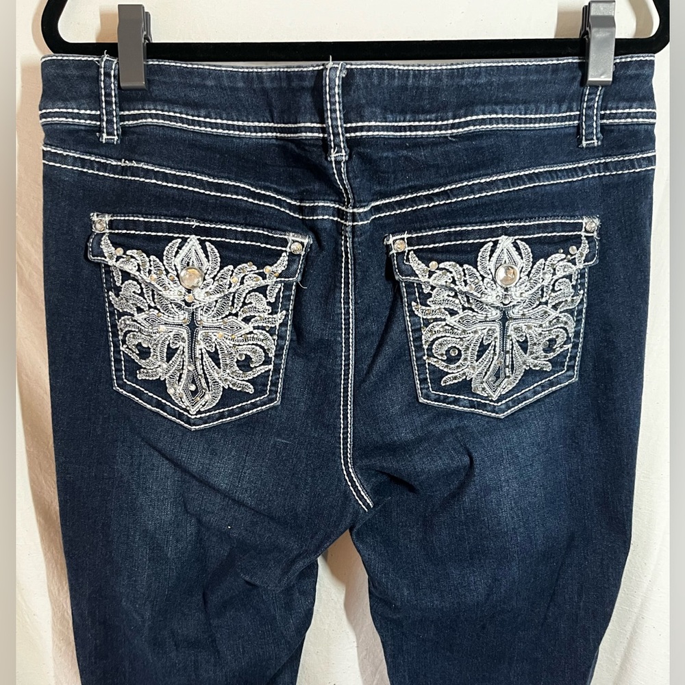 Embellished Bootcut Jeans Size 14 Apt.9